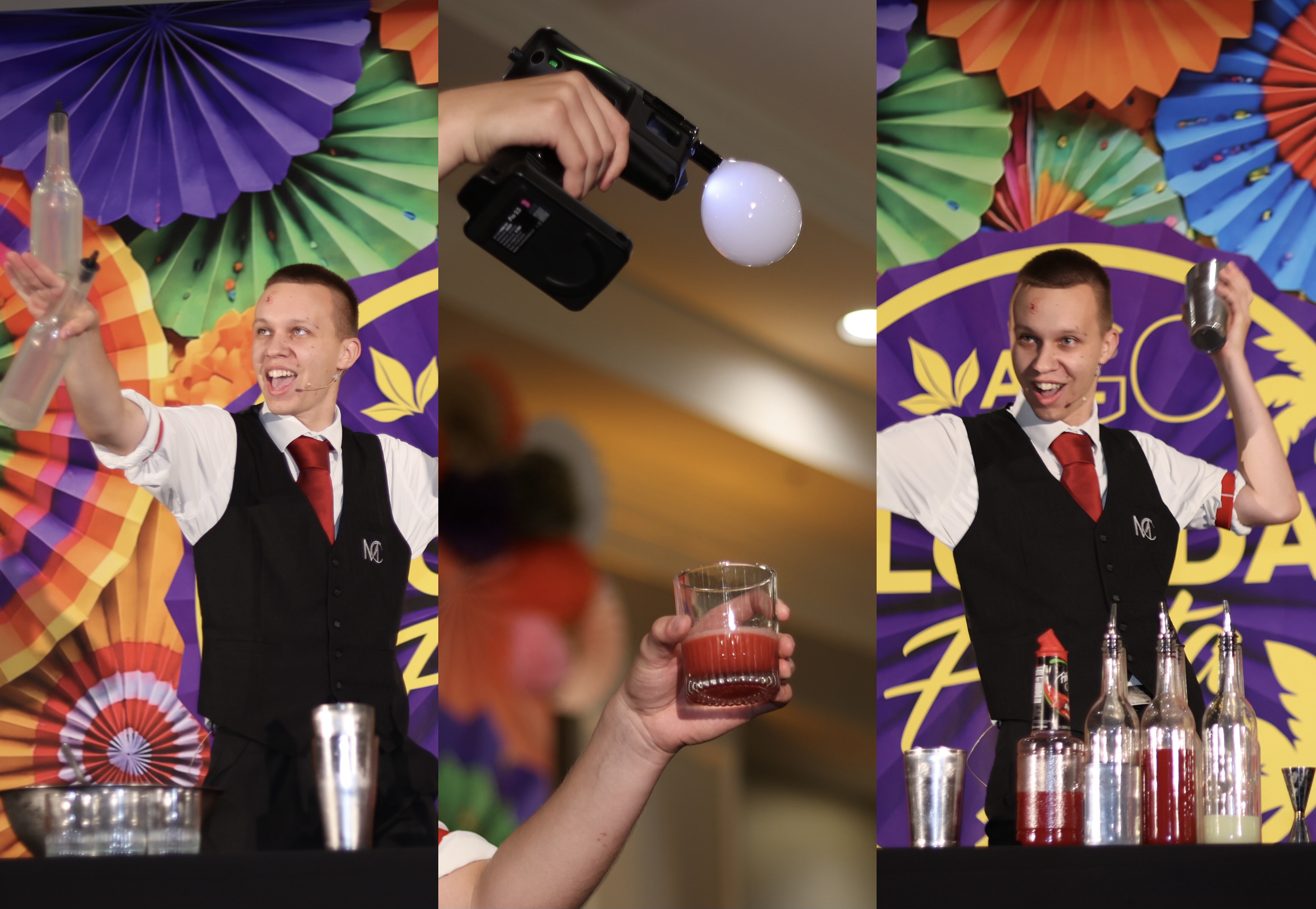 Magic Bartender Show performance