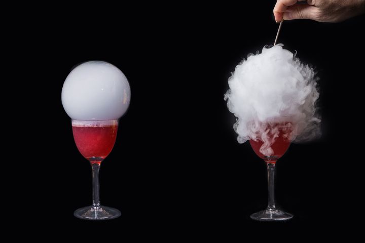 Specialty cocktails prepared with flair